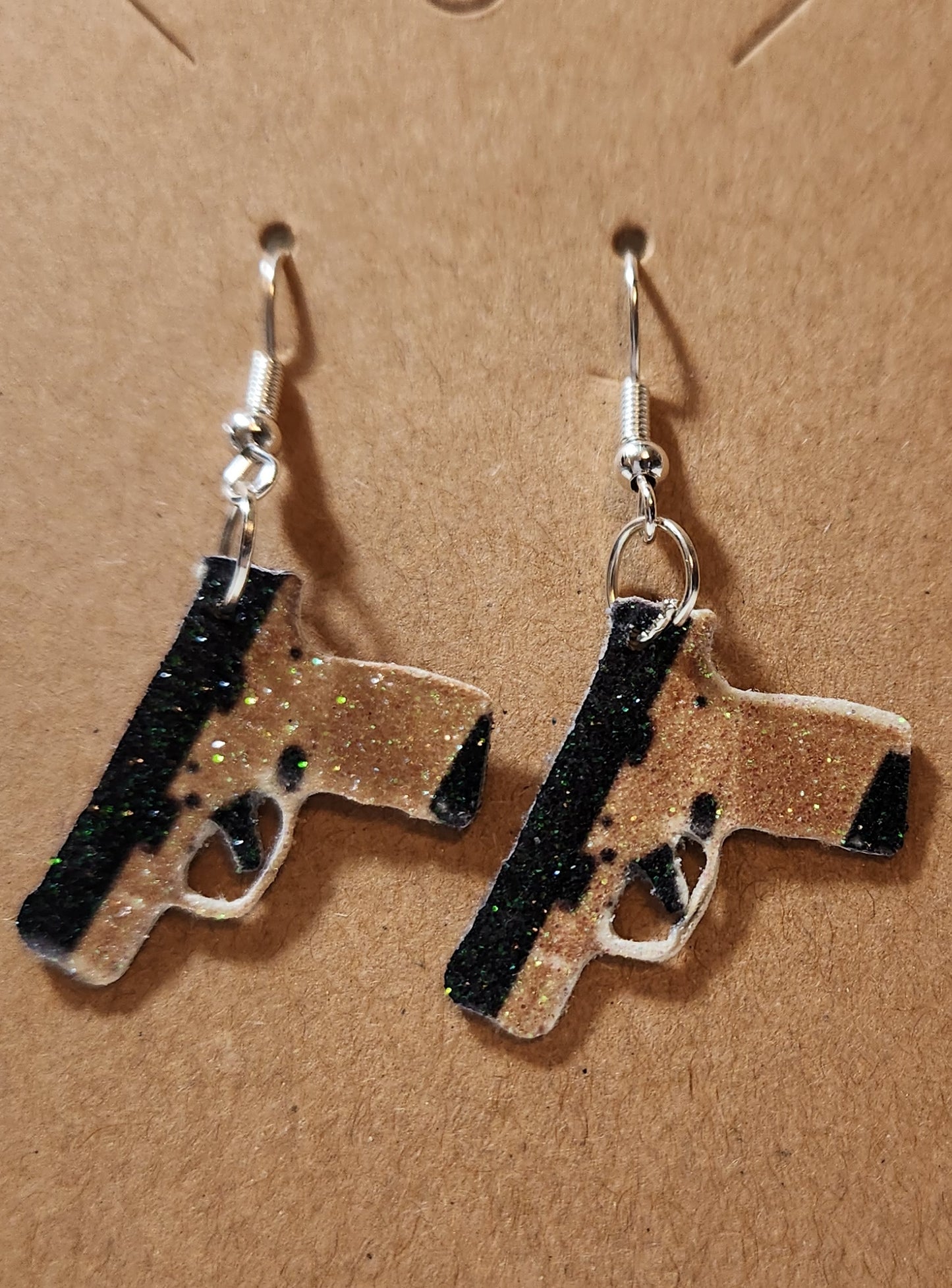 2A Hellcat like pistol earrings