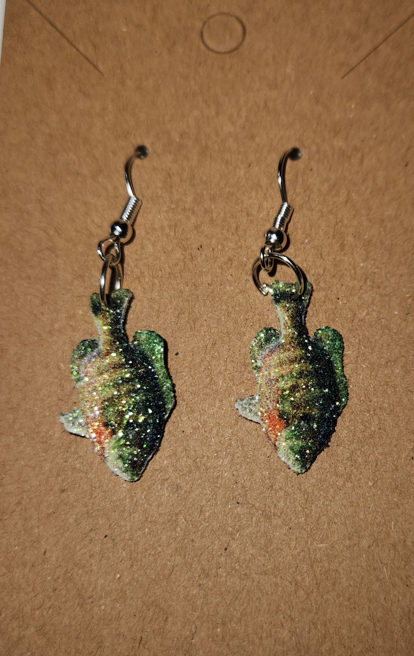 Bluegill French wire earrings