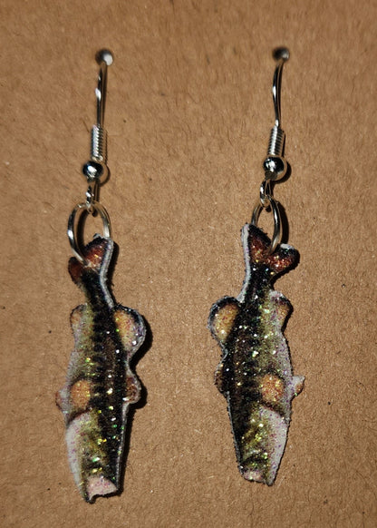 Wholesale Large Mouth Bass French wire earrings