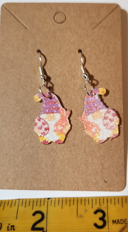 Easter Gnomes French Wire Earrings