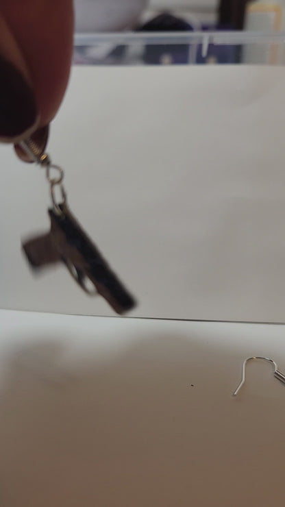 2A Hellcat like pistol earrings
